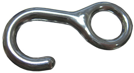 PH-55 Rope Hook-Chrome/Brass - VINYL REPAIR KITS